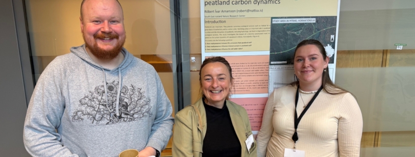 Starfsmenn NattSa á líffræðiráðstefnu Líffræðifélags Íslands 2025